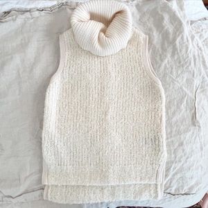 rag & bone Cream Cowl Neck Sweater